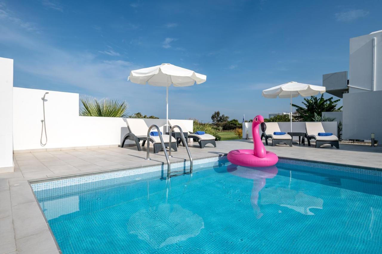 Asteria Pearl Villa 2 With Rooftop Jacuzzi Tigkaki (Kos) Exterior foto