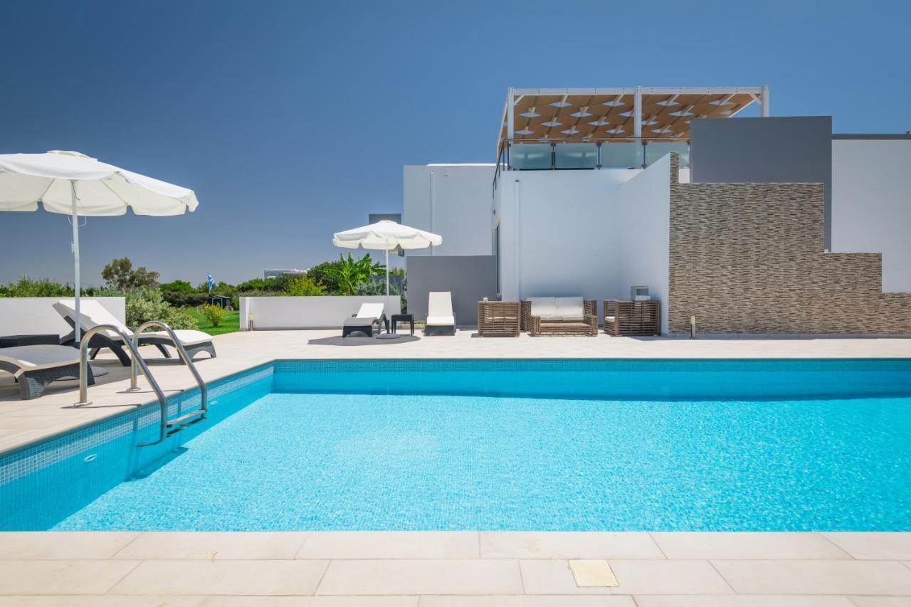 Asteria Pearl Villa 2 With Rooftop Jacuzzi Tigkaki (Kos) Exterior foto