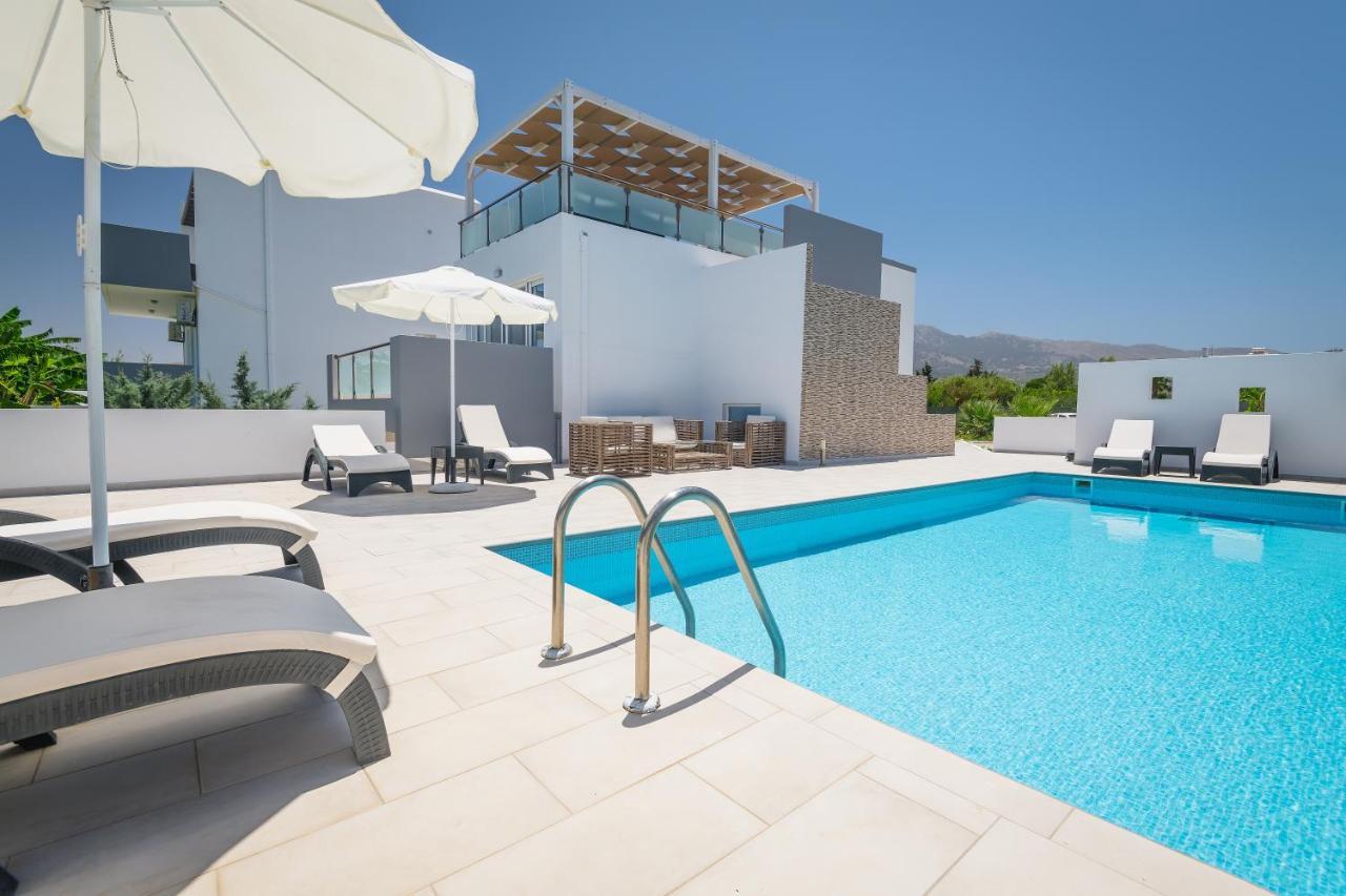 Asteria Pearl Villa 2 With Rooftop Jacuzzi Tigkaki (Kos) Exterior foto