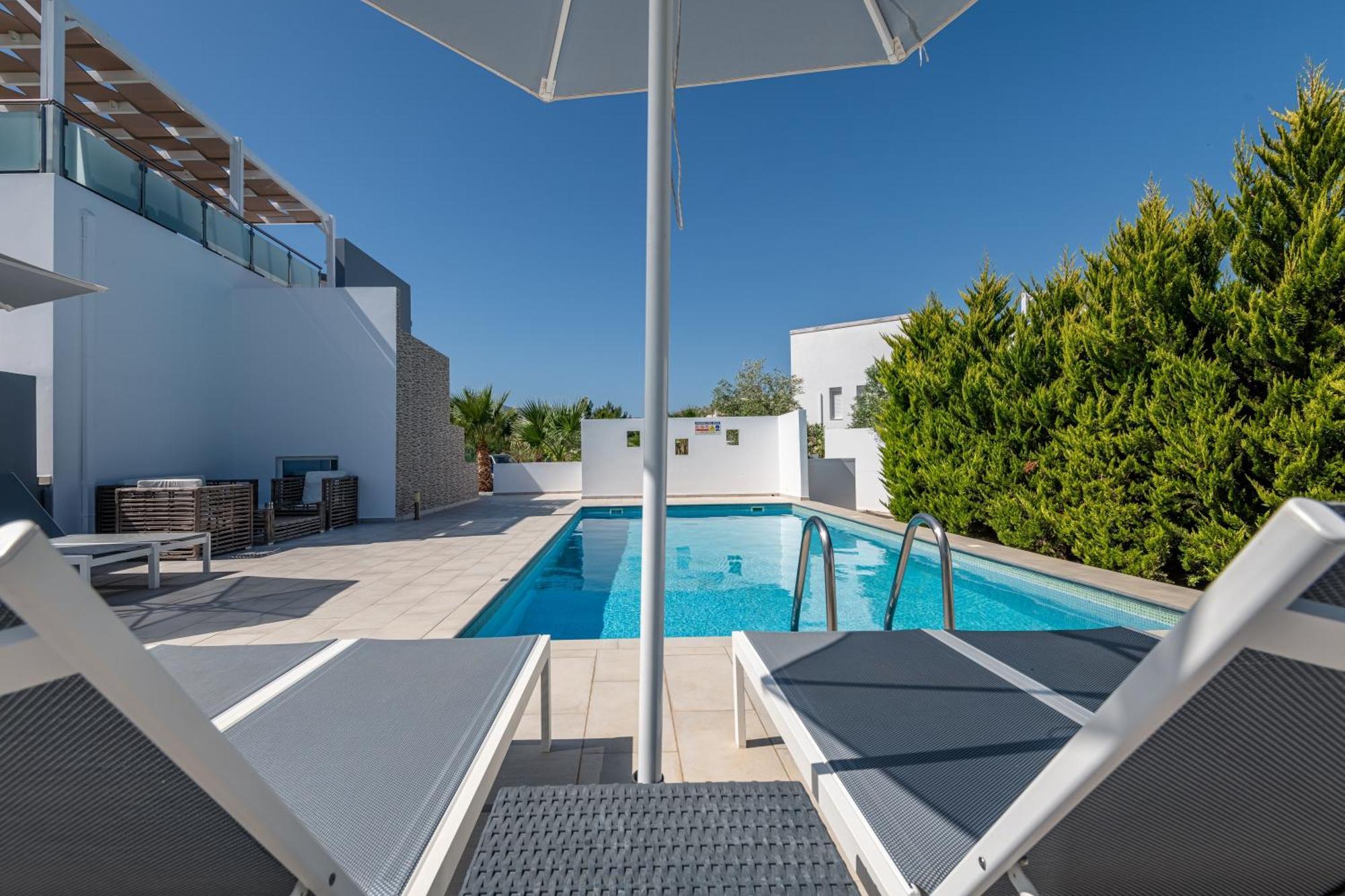 Asteria Pearl Villa 2 With Rooftop Jacuzzi Tigkaki (Kos) Exterior foto