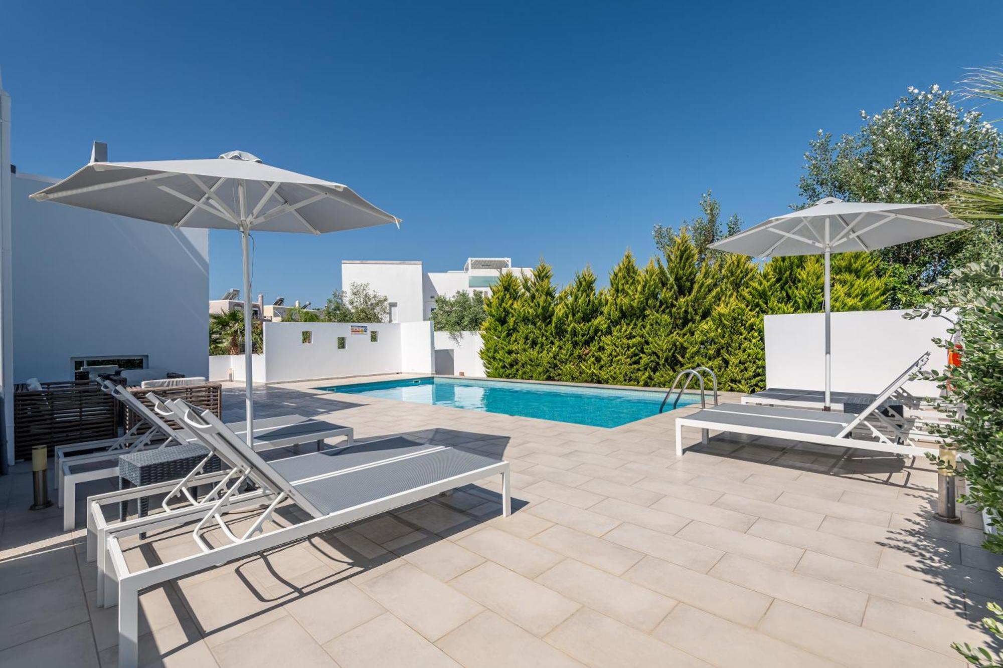 Asteria Pearl Villa 2 With Rooftop Jacuzzi Tigkaki (Kos) Exterior foto